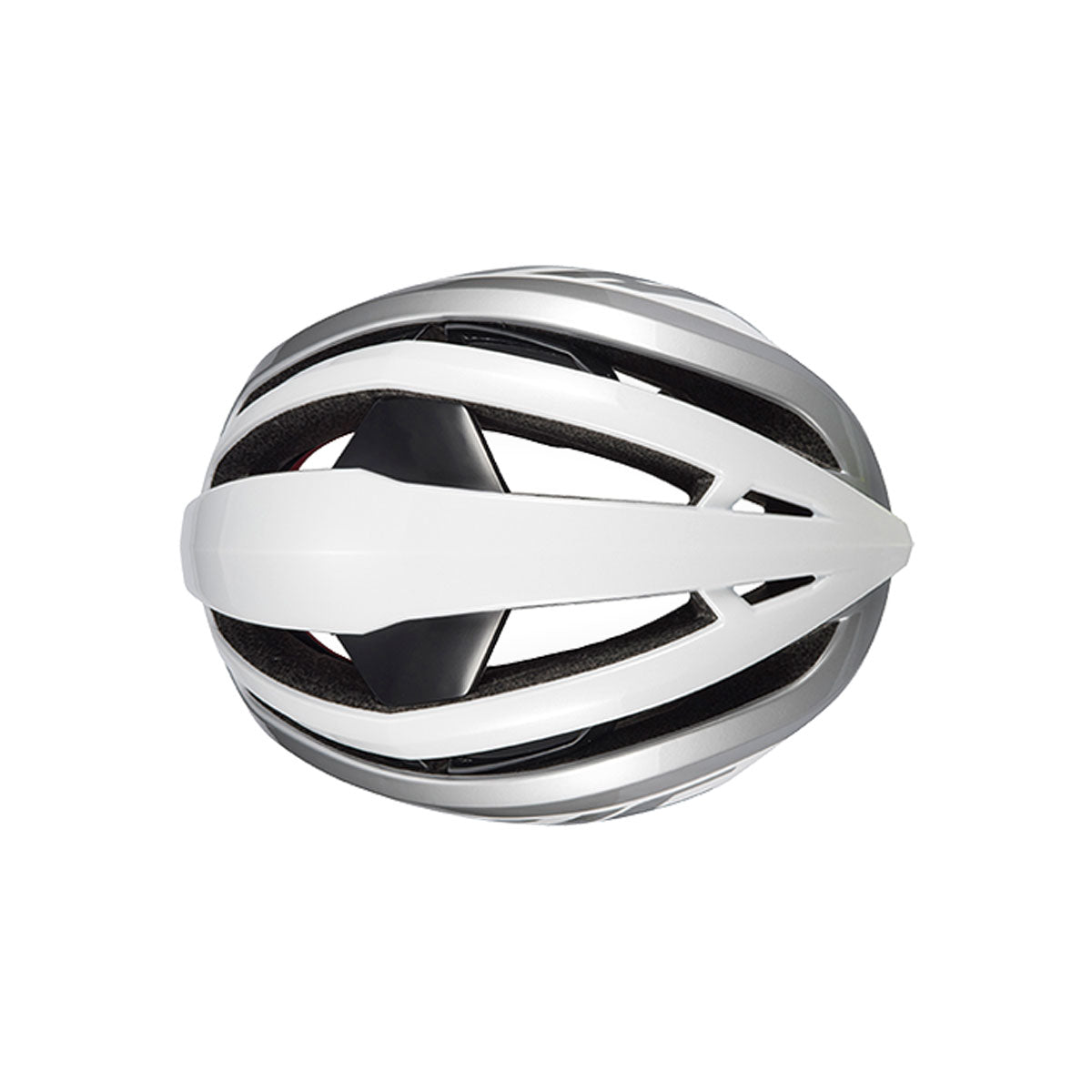 IBEX Road Helm - Gloss White / Silver