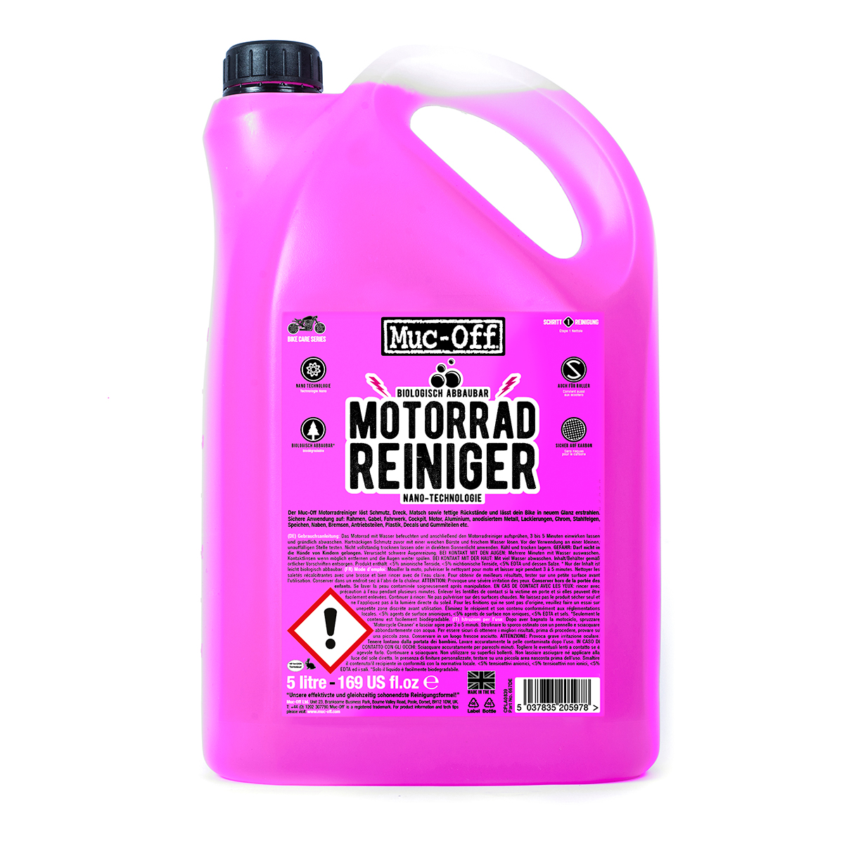Fahrrad-Motorradreiniger 5 Liter