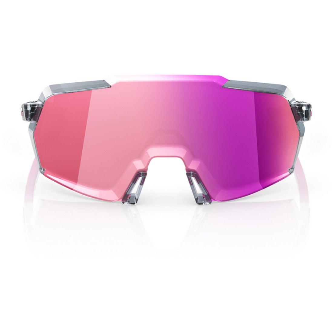 Korbin, Mirror Lens - Polished Translucent Grey