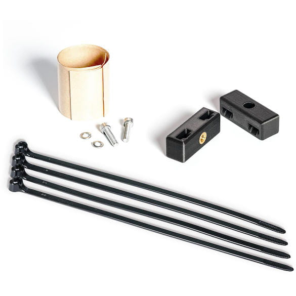 Fit Kit Steckachse VR Road, M12x1.5, 135 mm, RS Ruby - schwarz