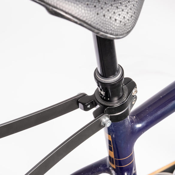 Sattelstützklemme 27,2 mm - schwarz