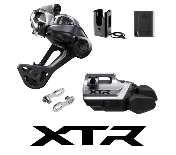 XTR Di2 M9250 Schaltungs Upgrade Kit, Schaltgriff I-Spec EV, Käfiglänge lang - 12-fach