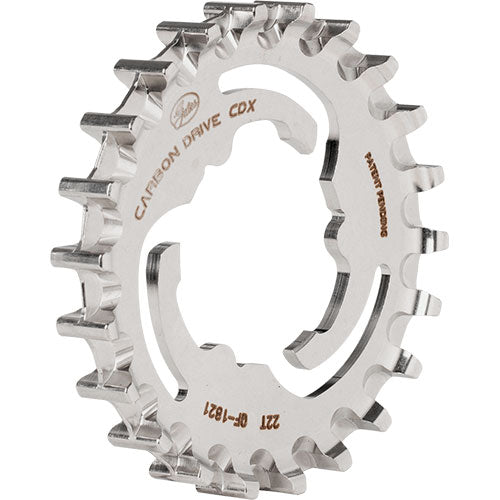 CDX Riemenscheibe hinten, Alfine / Nexus - silber
