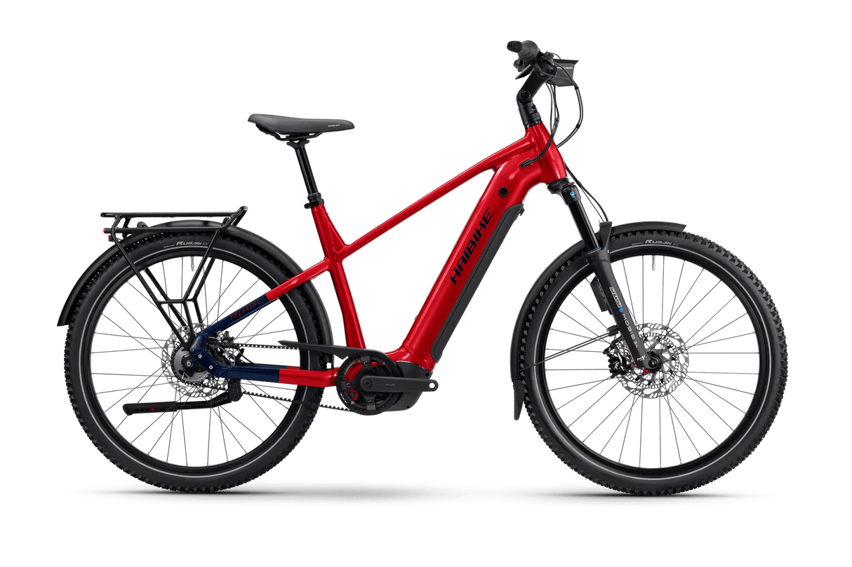 Trekking 9 ABS - Herren - dynamite red/blue glänzend Haibike