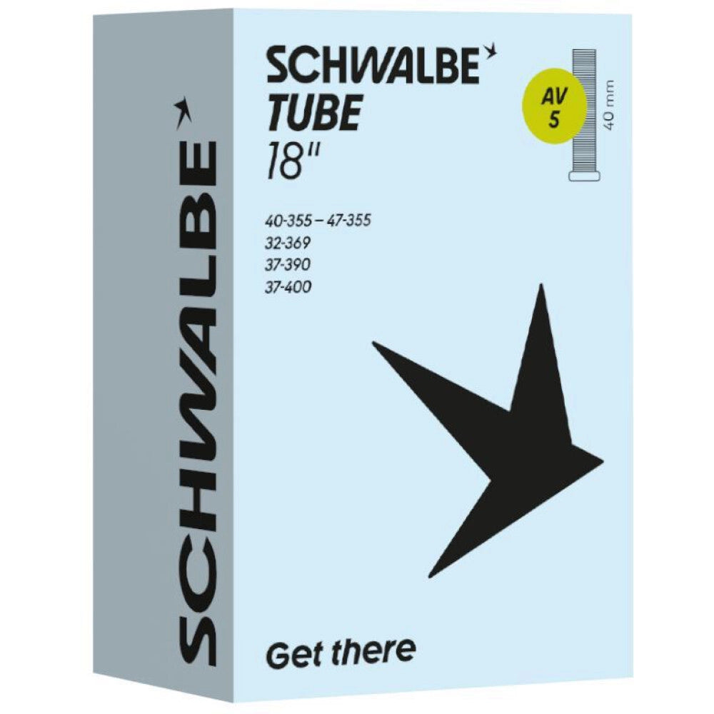AV5 Schlauch, 40 mm - 17/18 Zoll Schwalbe