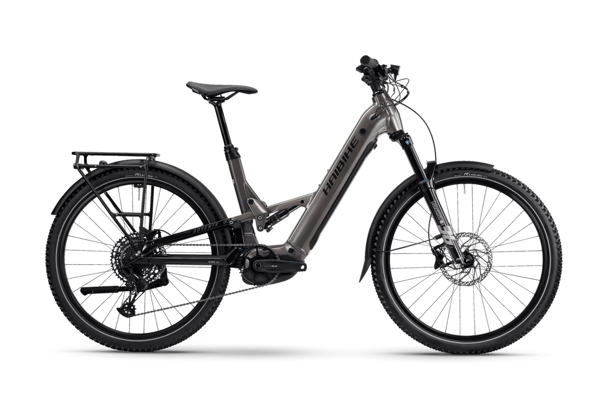 Adventr FS 9 MTB Volledig - Glanzend Metaal Blauw Rood