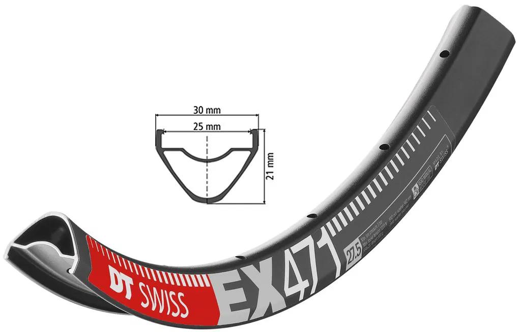 EX 471 Felge 27.5 " - schwarz DT-Swiss