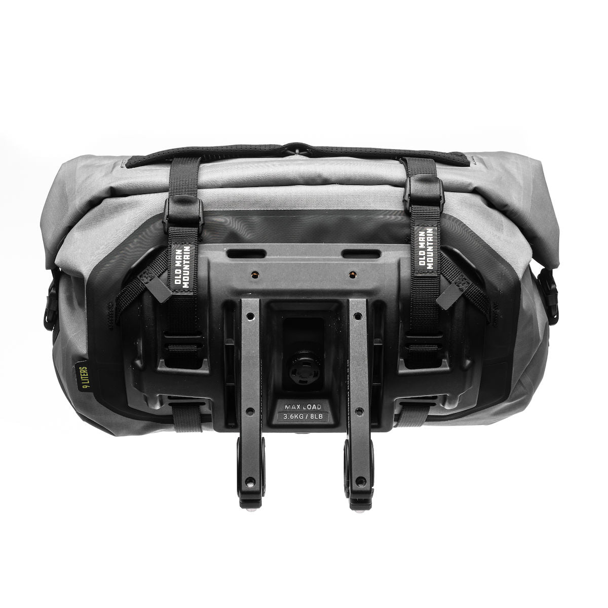 Lenkertasche Top Load 9 L mit Manzanita Cradle Mount - schwarz/grau