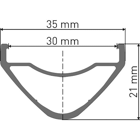 EX 511 Disc Felge - 29 Zoll - schwarz