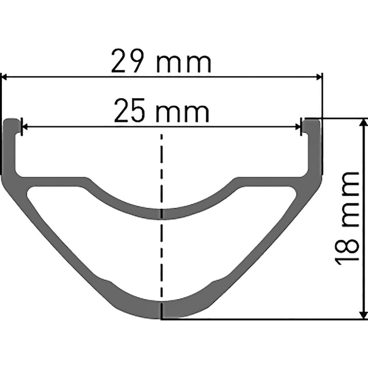 XR 391 Disc Felge - 29 Zoll - Schwarz