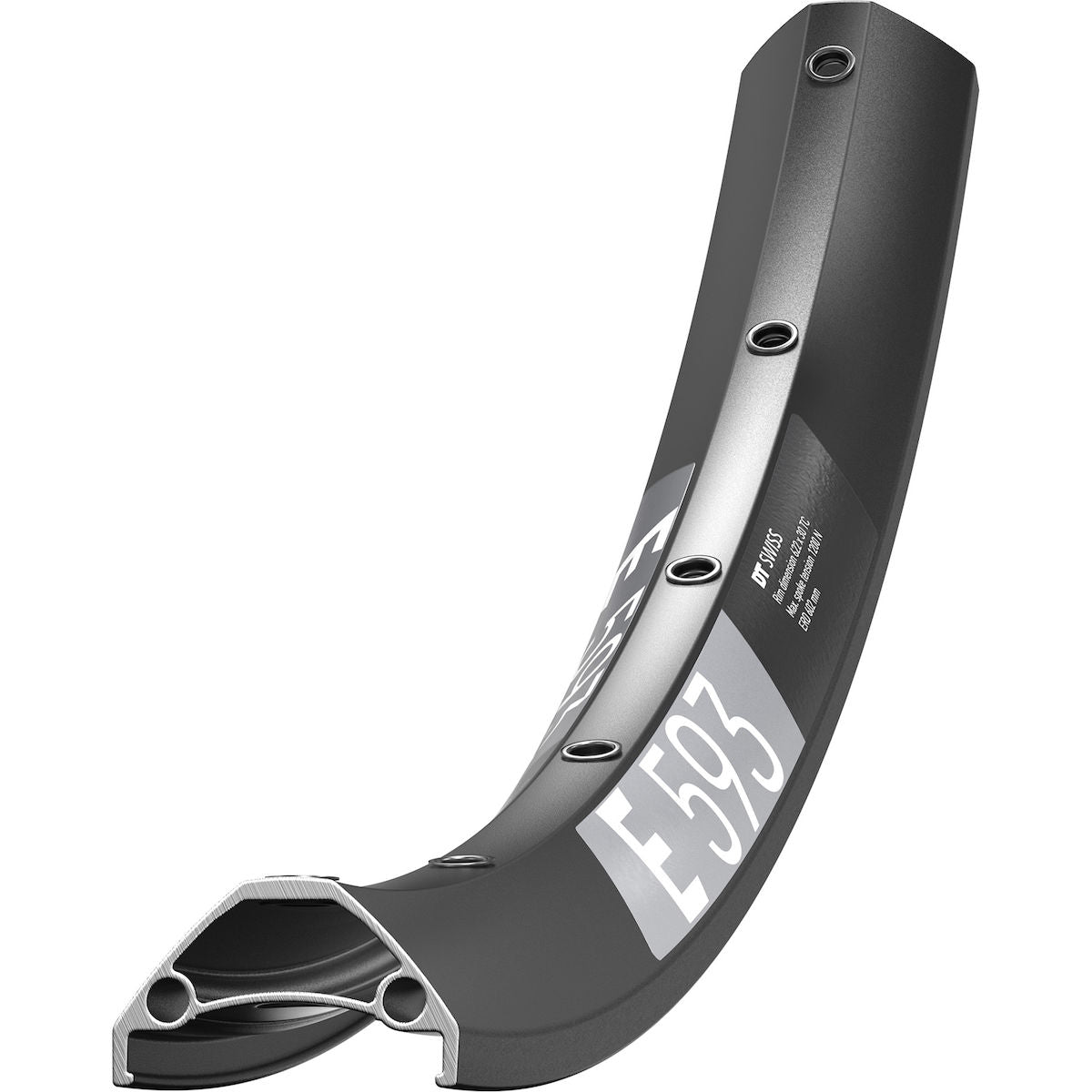 E 593 Felge 28" - schwarz