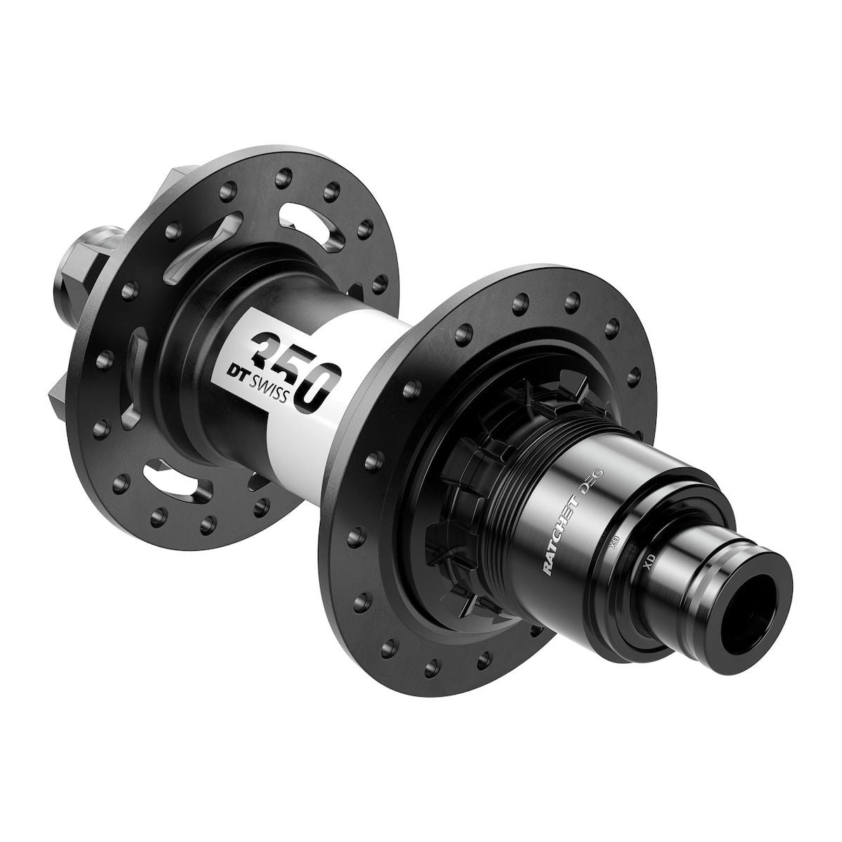 350 DEG Classic 6-Loch MTB Nabe, HR 12/148 mm Boost, 28 Loch - SRAM XD MTB