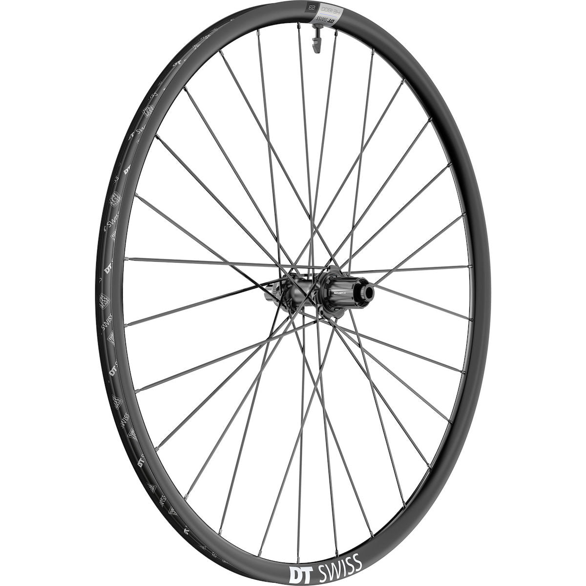 HE 1800 SPLINE 28", 23 mm Aluminium, Center Lock, HR 12/142 mm, Shimano Road 11SP