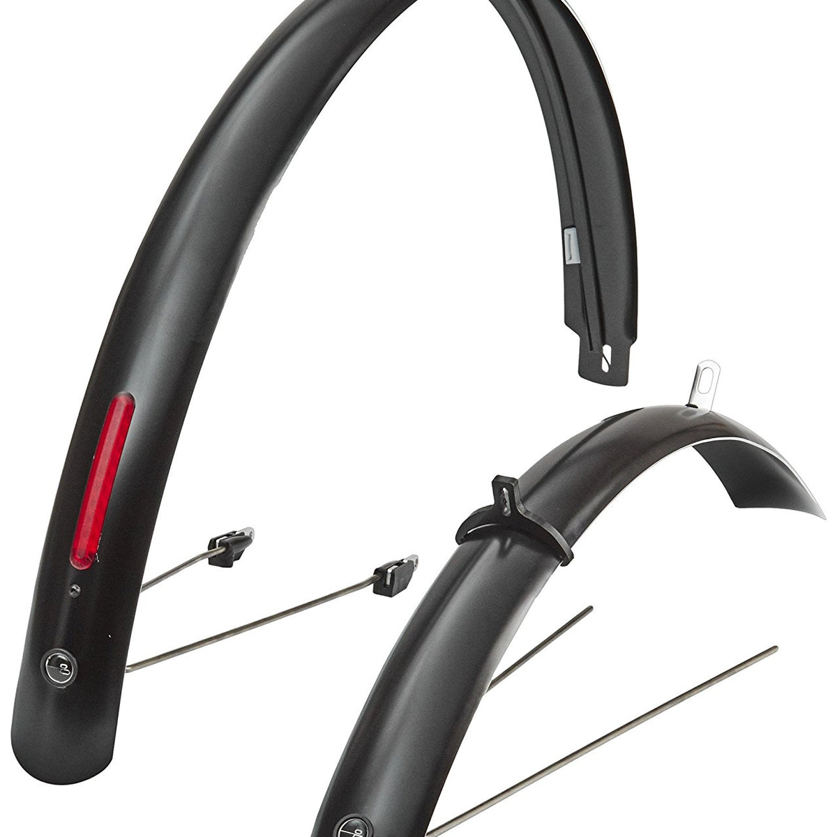 Curana Fahrrad-Schutzblech CLite Schutzblech mit Busch & Müller Rücklicht 50mm
