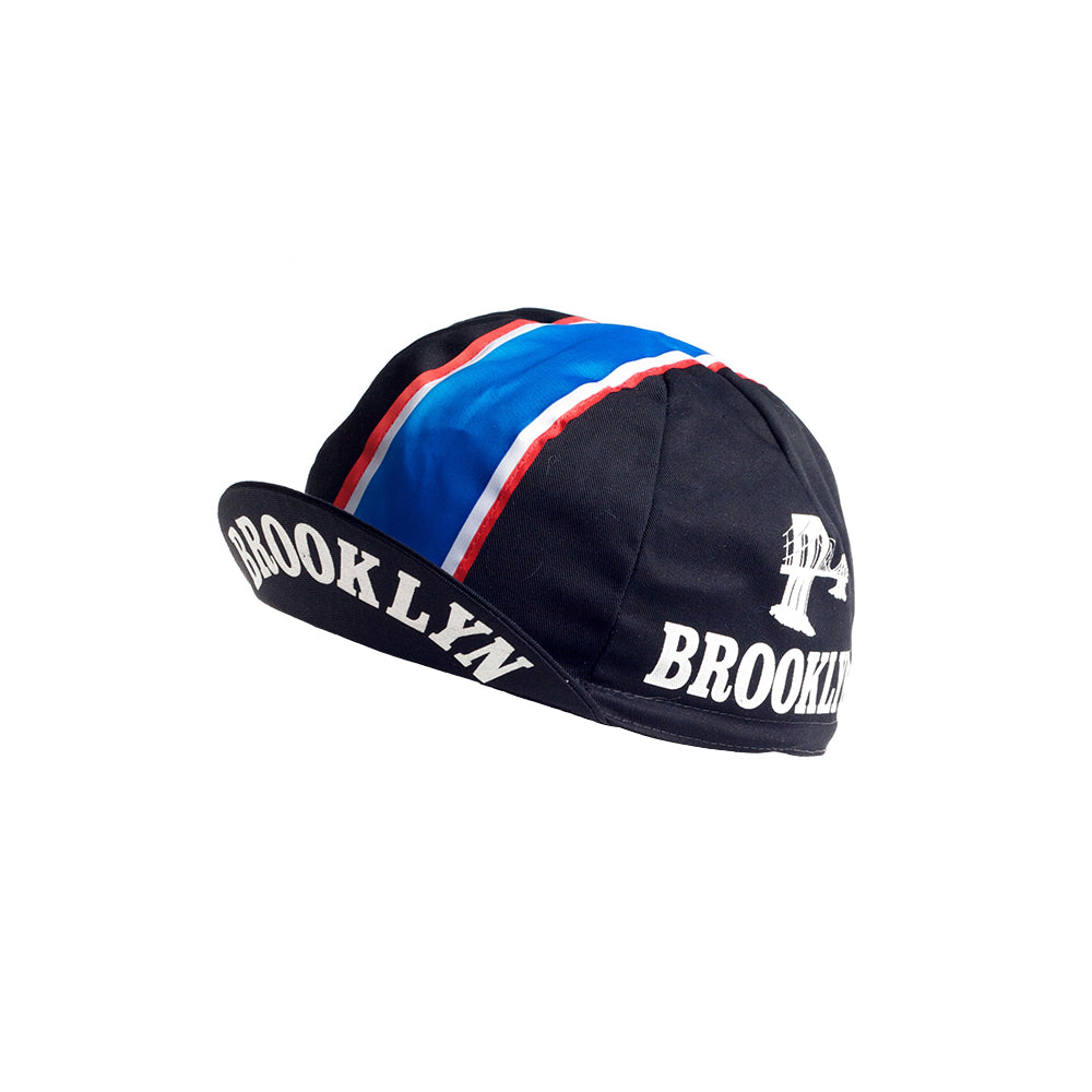 Vintage Cycling Cap - Brooklyn Black