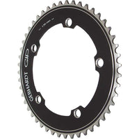 Train chainring 1/8 inch - black / silver 135mm