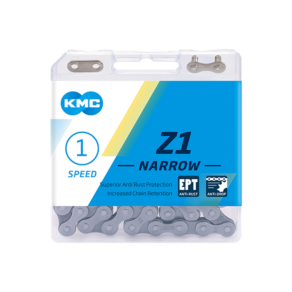 Z1 Narrow EPT Kette 1-fach, 112-Glieder - Silber