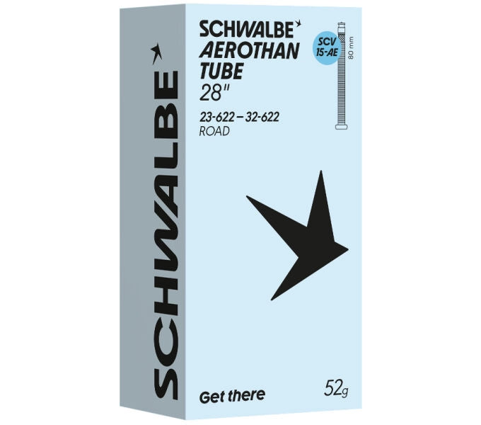 SCV15 Aerothan Schlauch Rennrad, Clik Valve - 28 Zoll Schwalbe