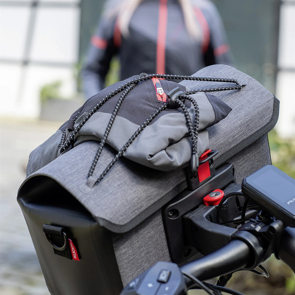 KLICKfix Lenkertasche Baggy Waterproof 4,5L - grau