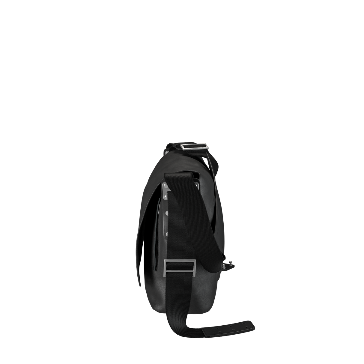 Barbican Cotton Canvas Shoulder Bag - total black