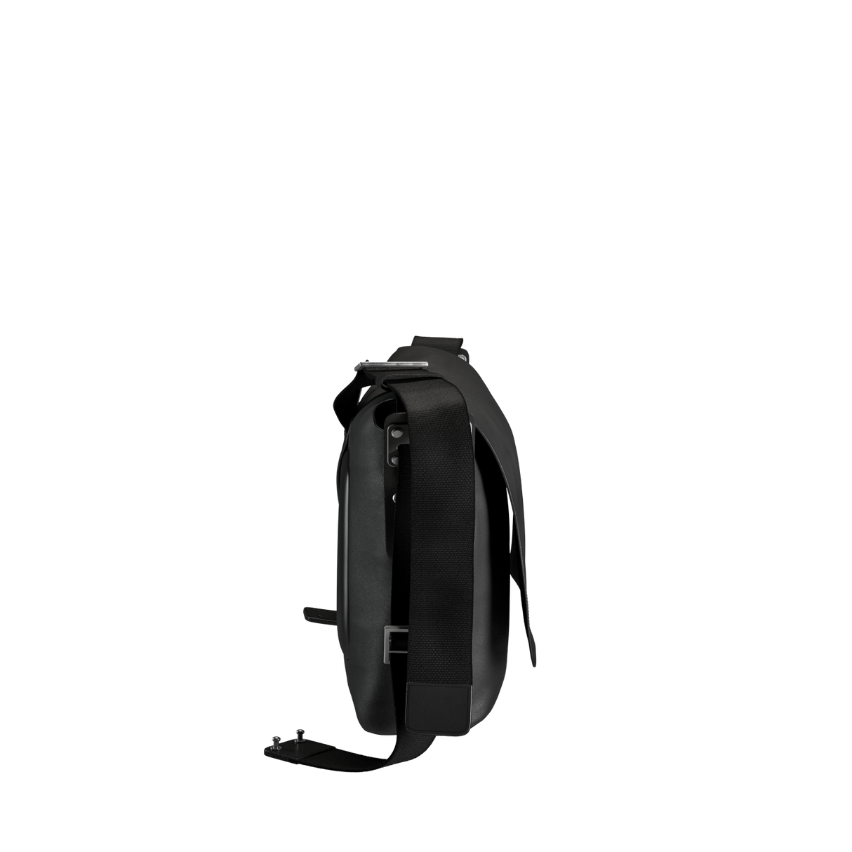 Barbican Cotton Canvas Shoulder Bag - total black