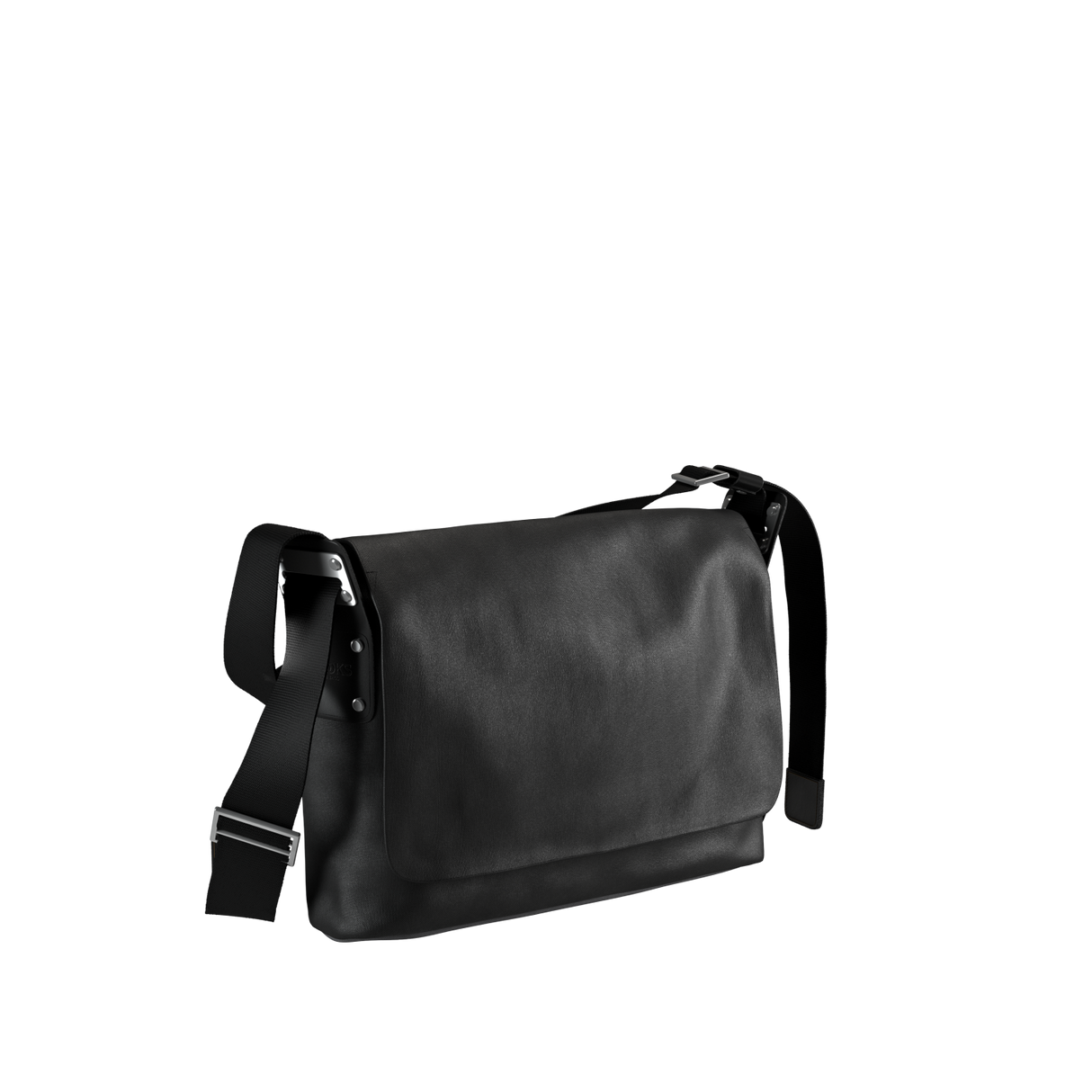 Paddington Cotton Canvas Shoulder Bag - total black