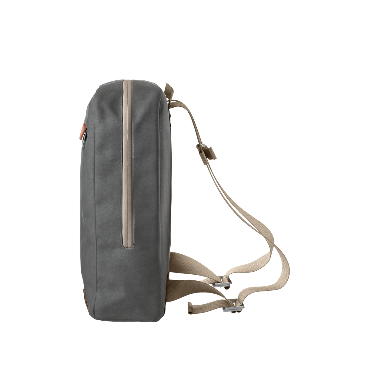 Pickzip Cotton Canvas Backpack 20L - grey/honey