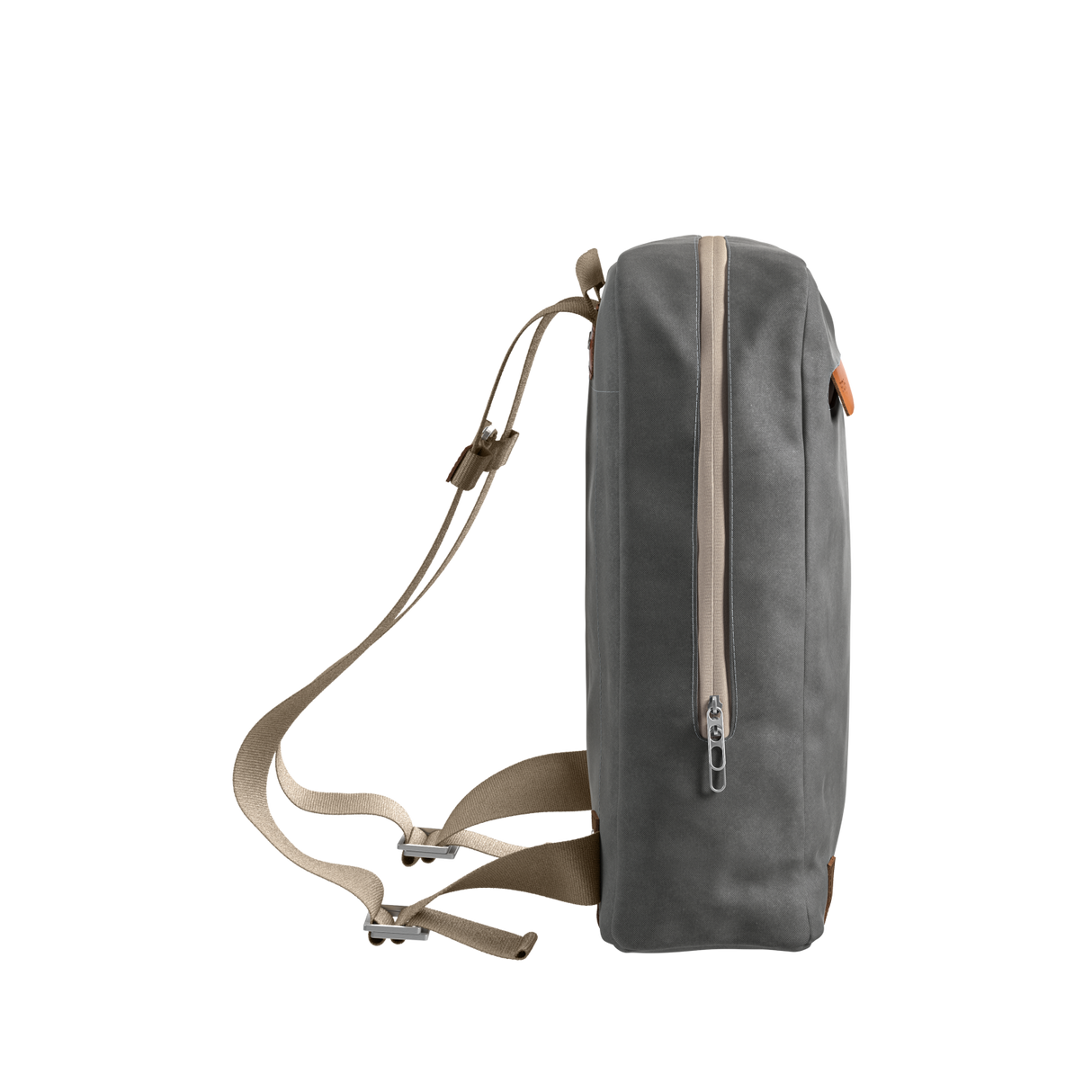 Pickzip Cotton Canvas Backpack 20L - grey/honey