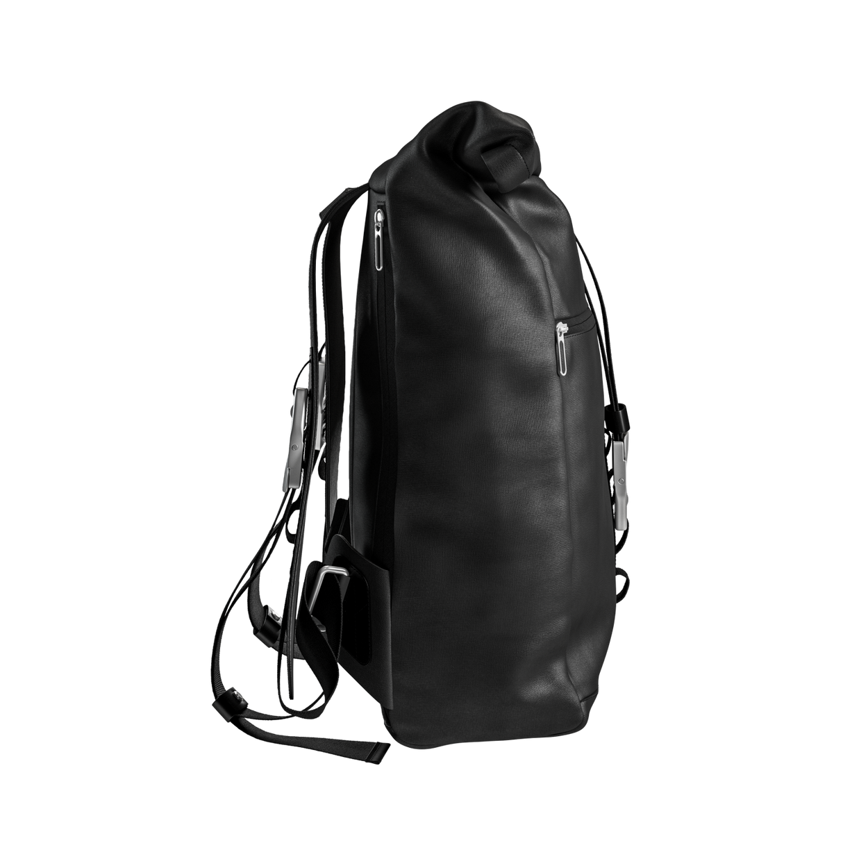 Islington Cotton Canvas Backpack - total black