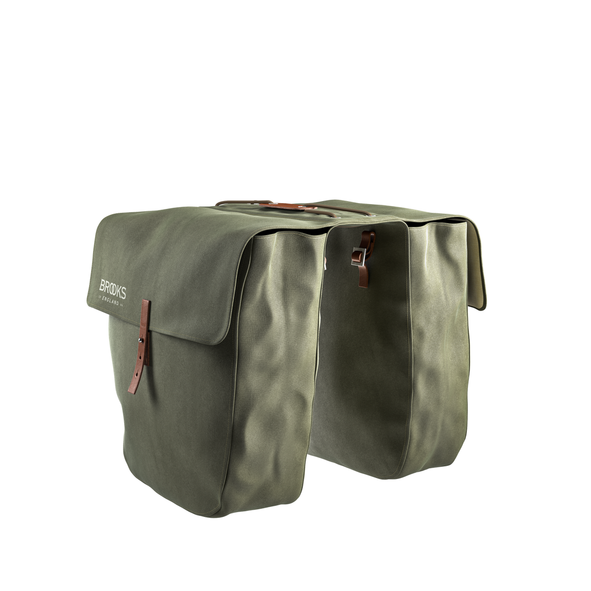 Bricklane Panniers - Sage Green/Honey