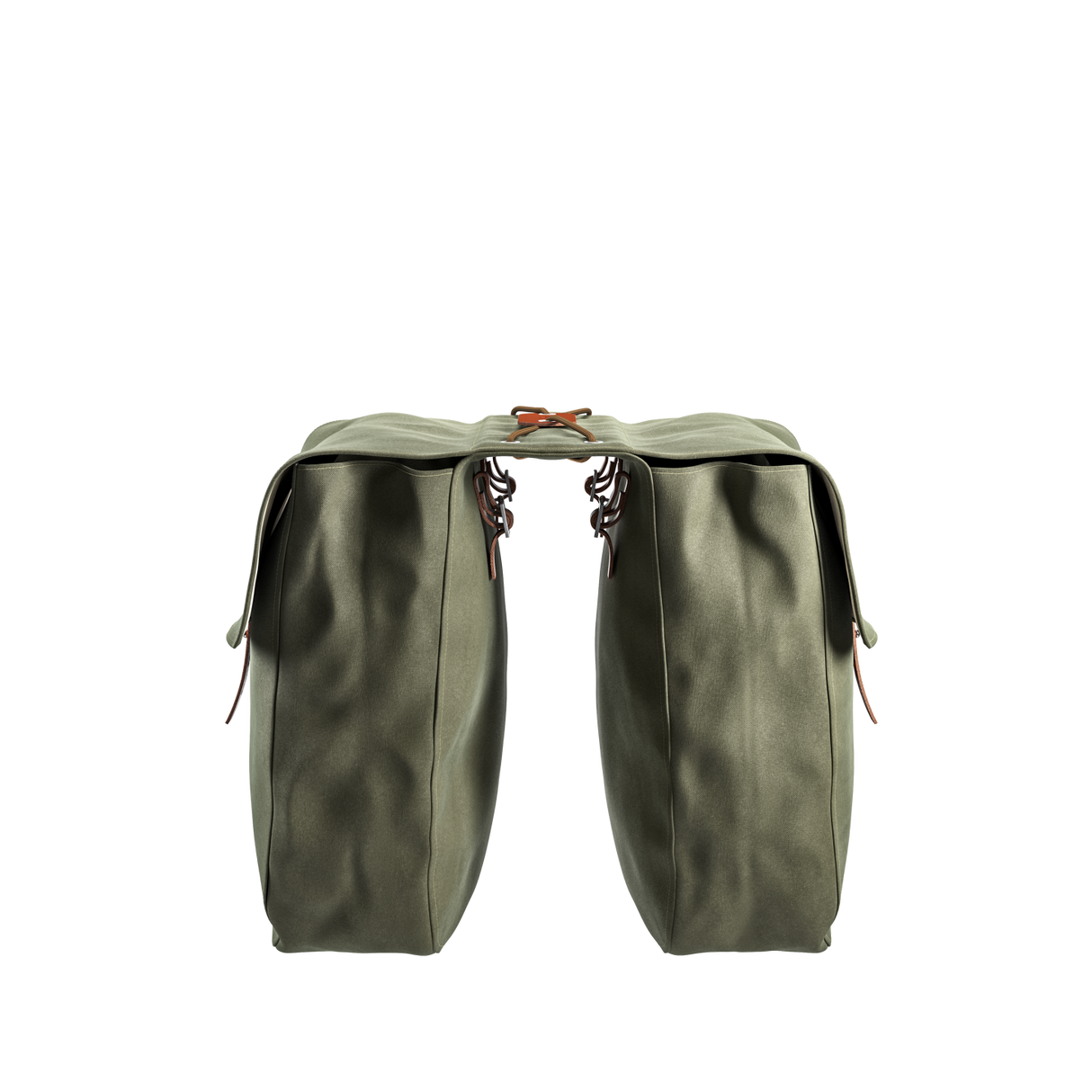 Bricklane Panniers - Sage Green/Honey