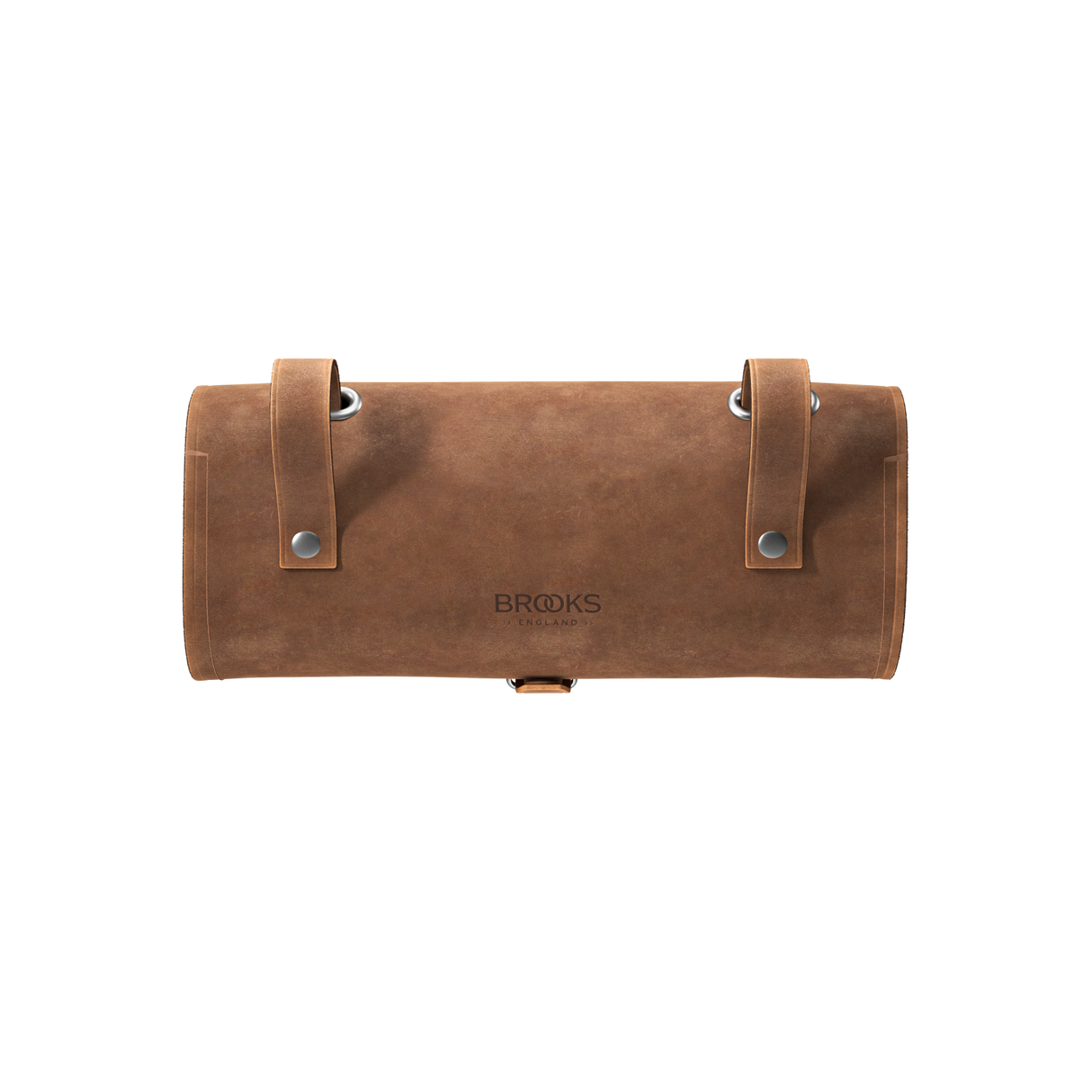 Challenge Leather Saddle Bag - dark tan