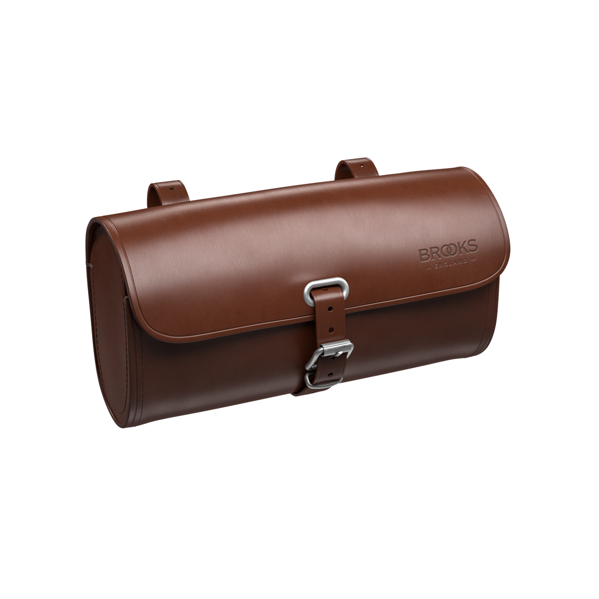 Challenge Leather Saddle Bag Large - brown