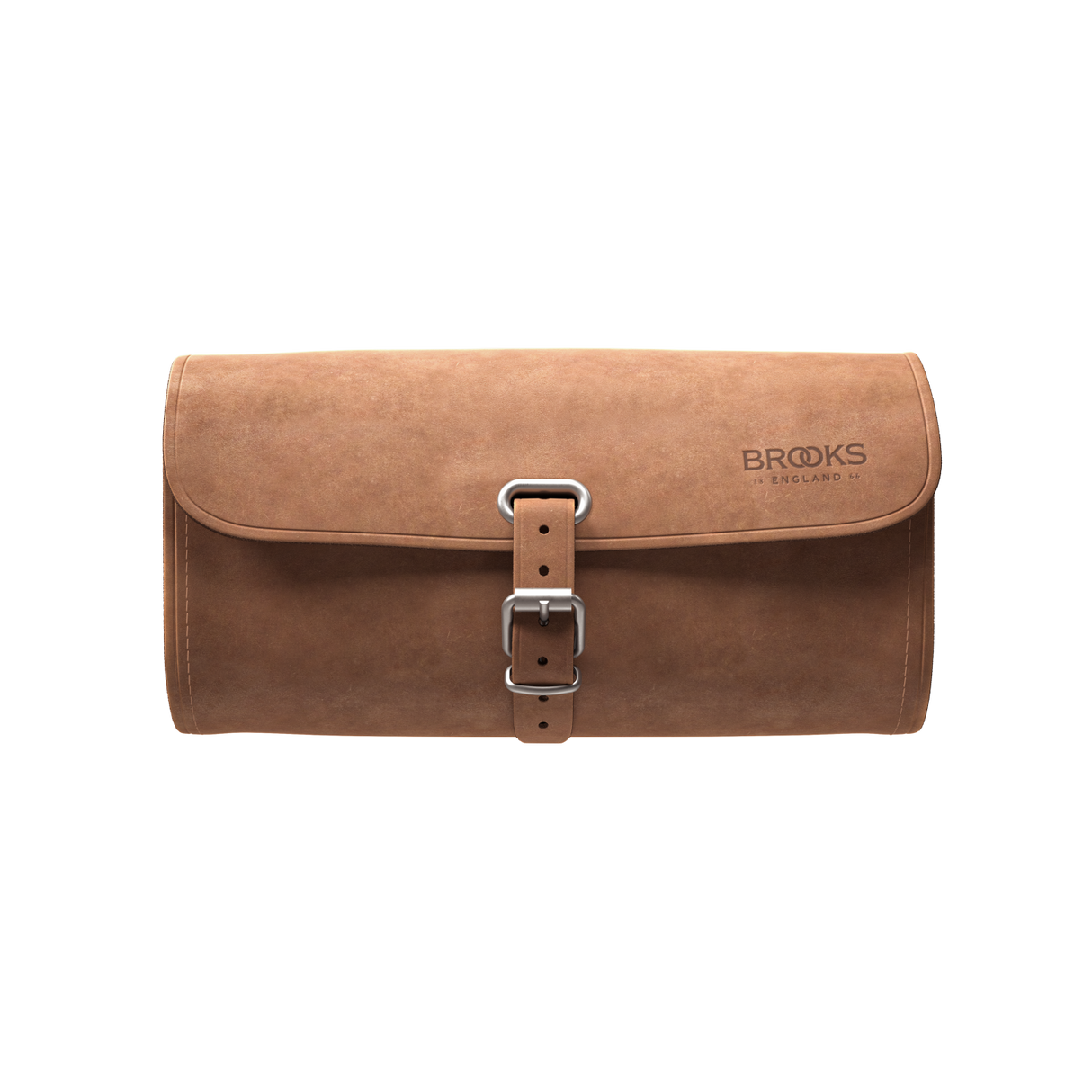 Challenge Leather Saddle Bag Large - dark tan