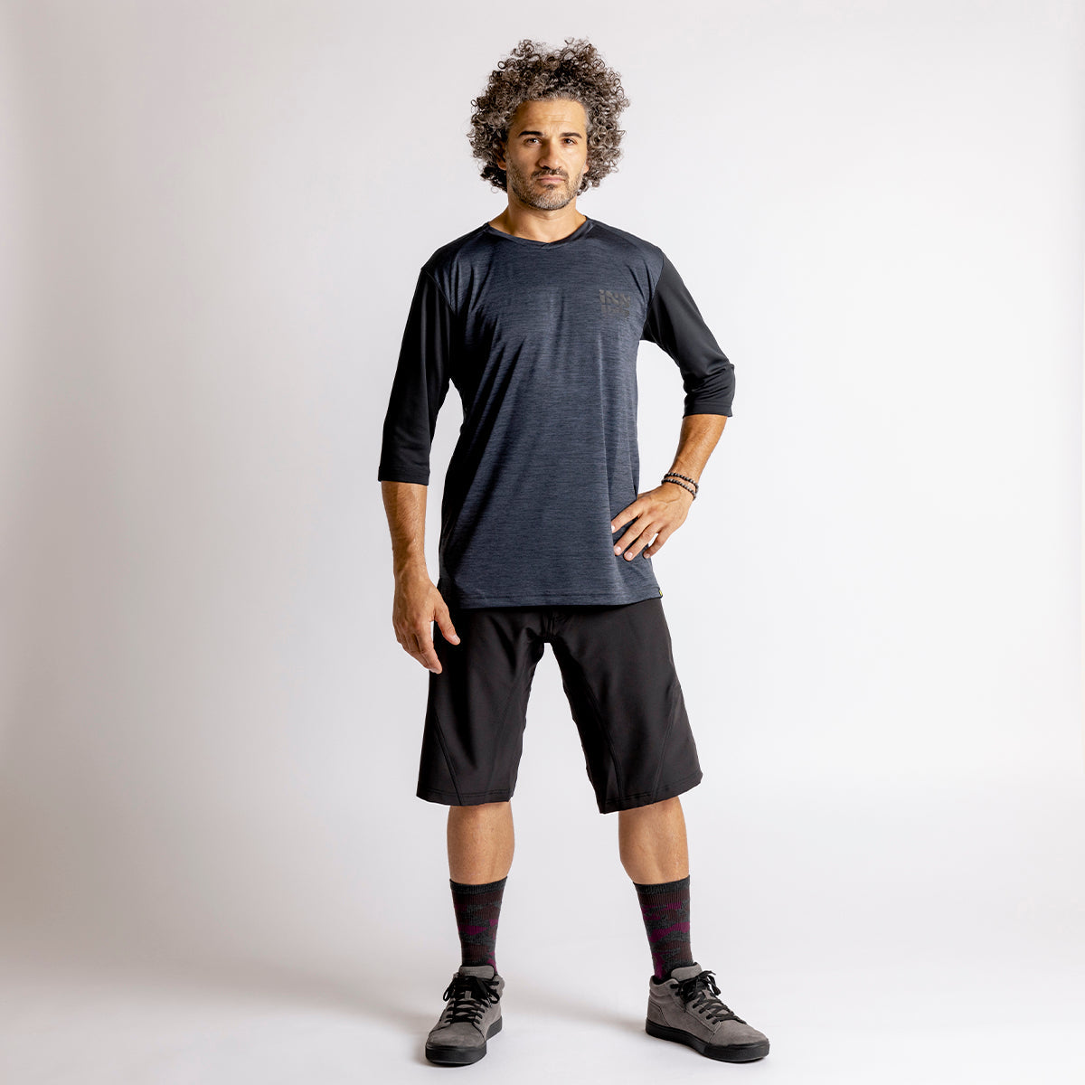 Carve X Jersey schwarz-solid black iXS