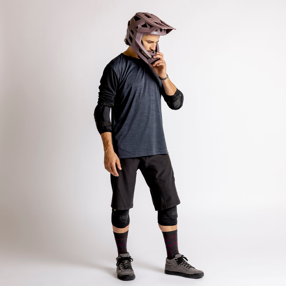 Carve X Jersey schwarz-solid black iXS