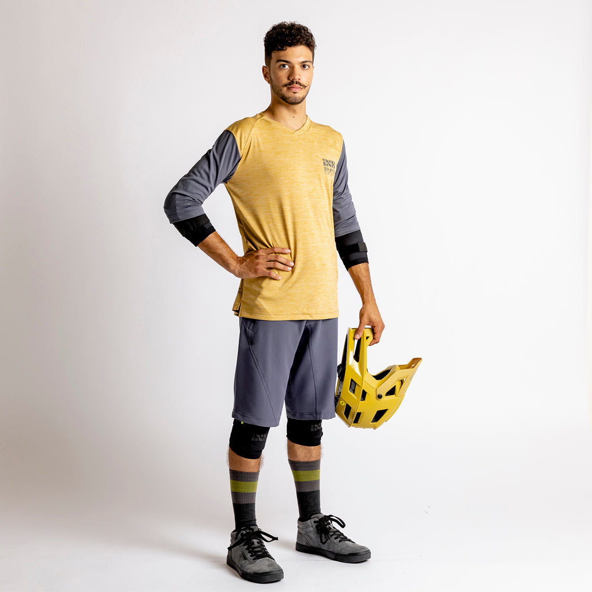 Carve X 3/4 Jersey - Acacia / Charcoal iXS