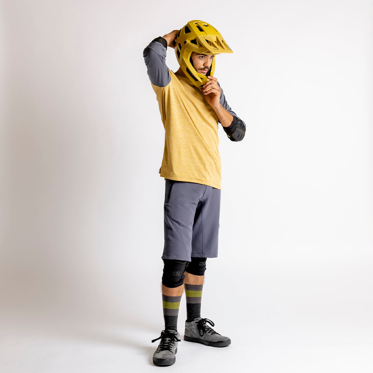Carve X 3/4 Jersey - Acacia / Charcoal iXS
