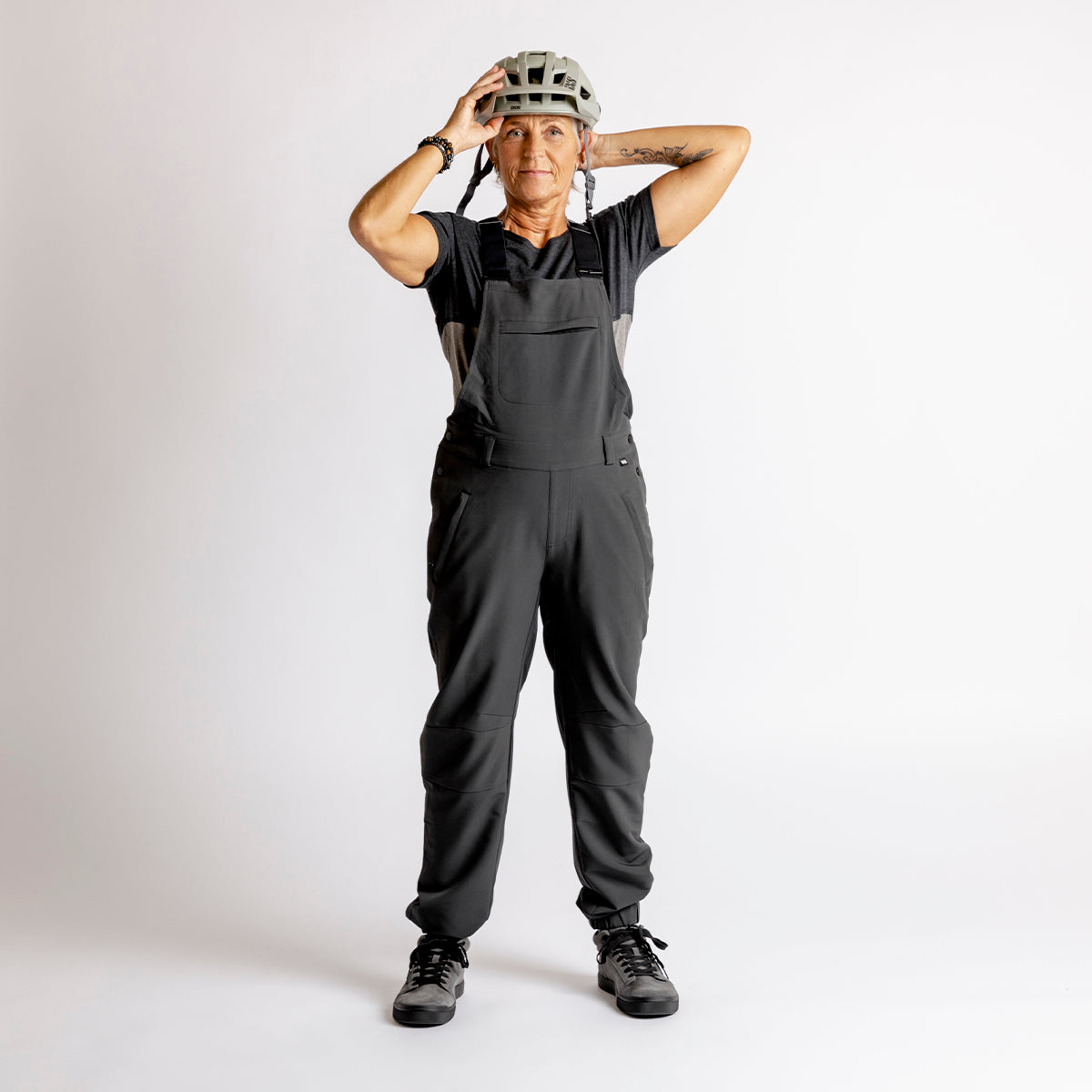 Women's Carve Latzhose - anthracite