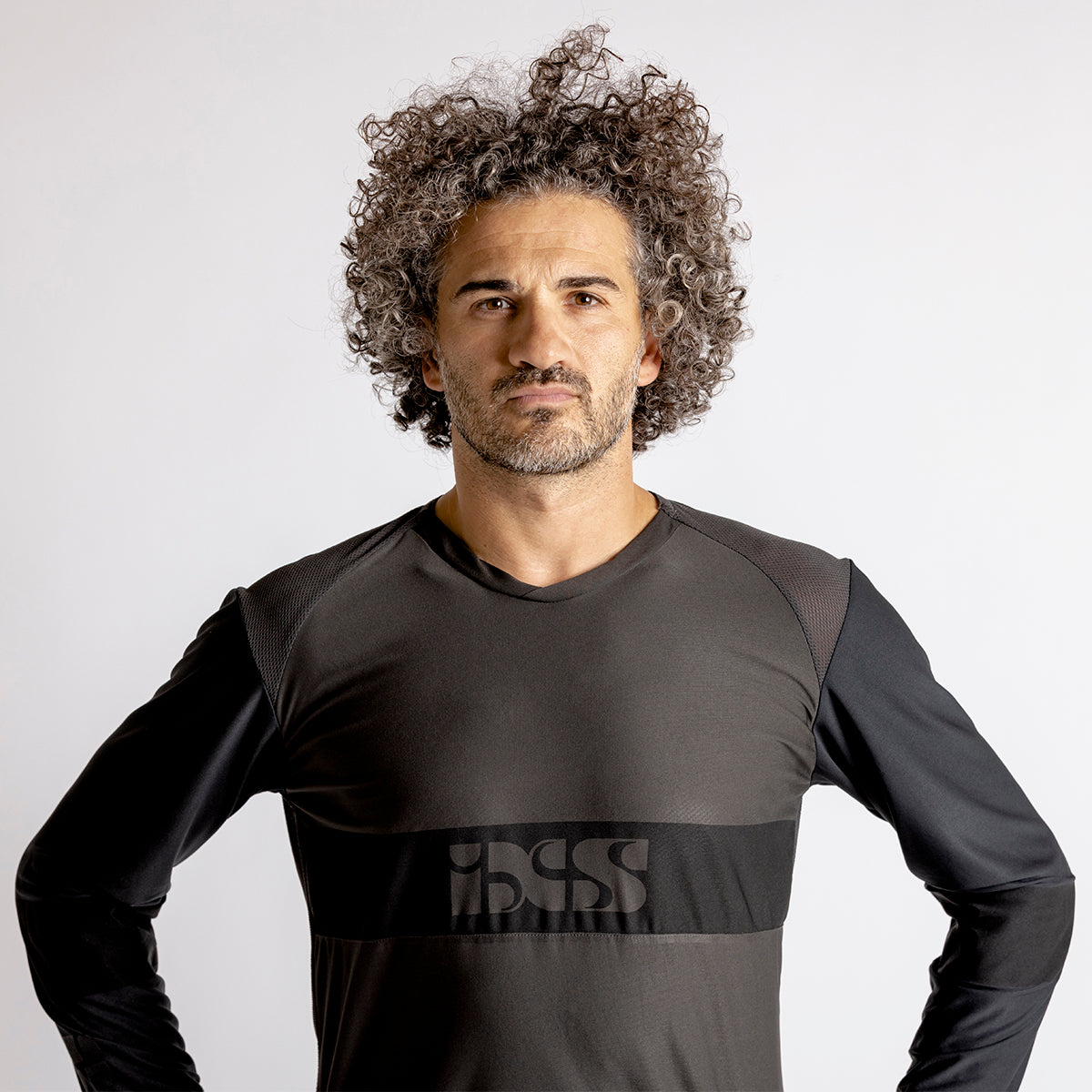 Trigger EVO Long Sleeve Jersey - Anthracite-Black iXS