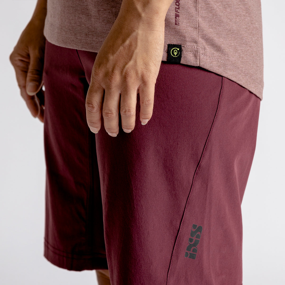 Flow Women Mountain Tech Tee Short Sleeve - Taupe / Raisin iXS