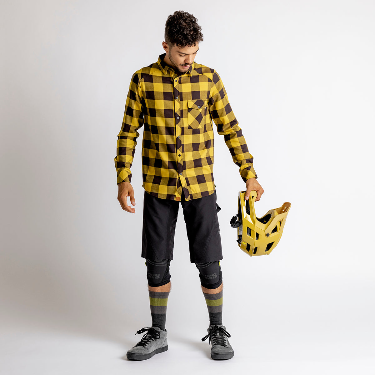 Carve Digger Shirt - Acacia / Black iXS