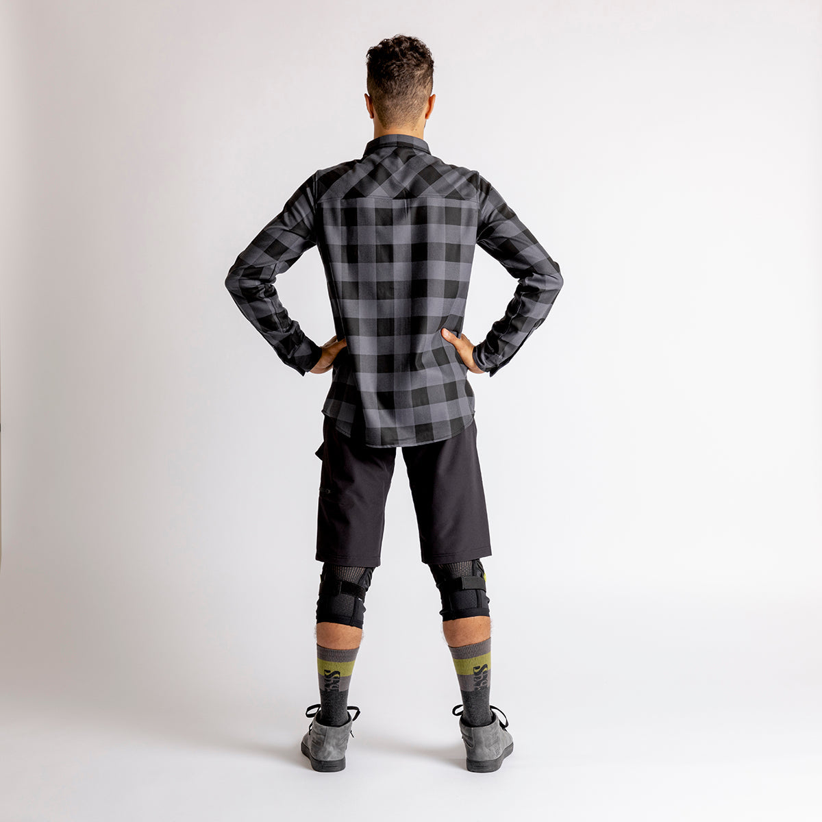 Carve Digger Shirt long-sleeved - Gray/Black