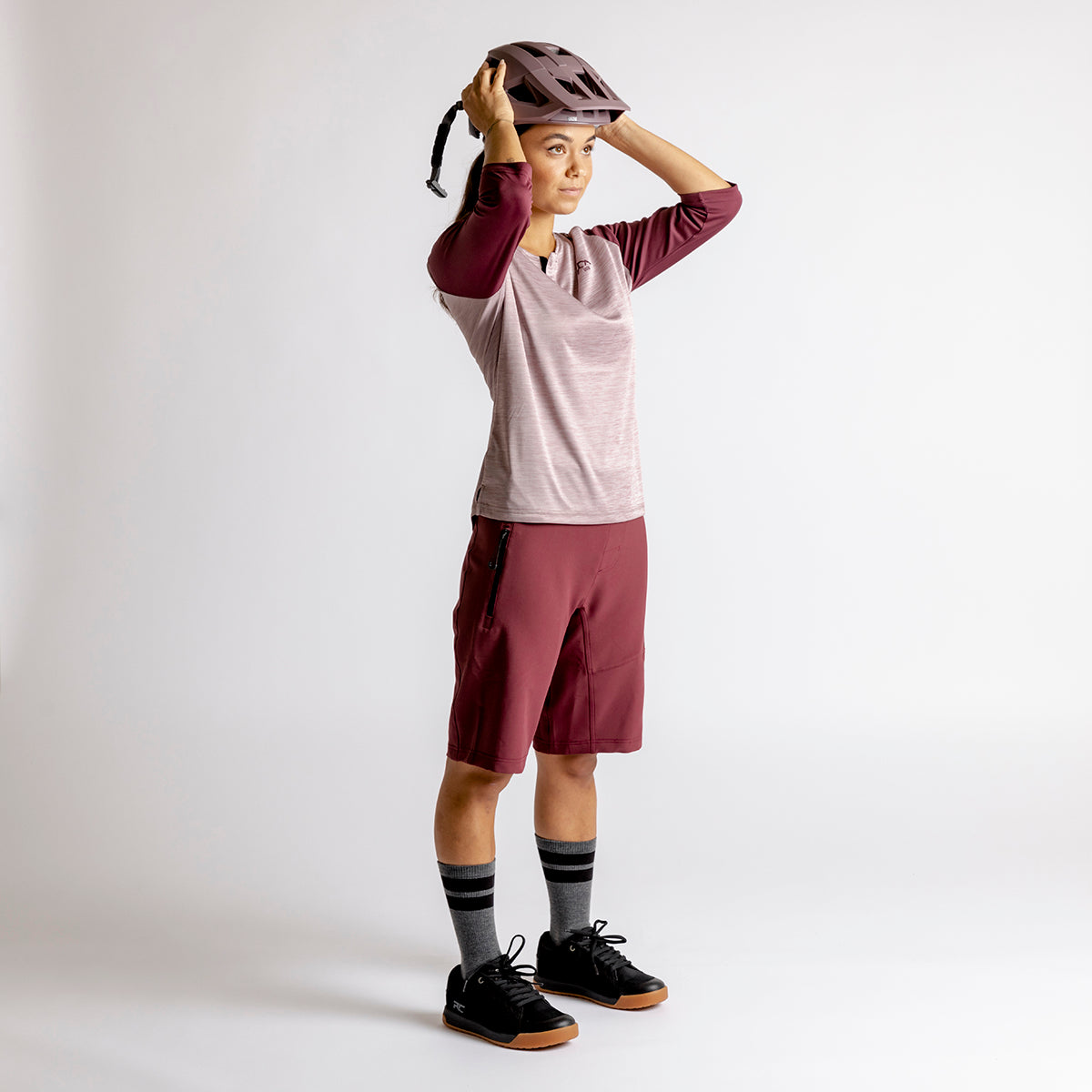 Carve X Women Henley - Taupe-Raisin iXS