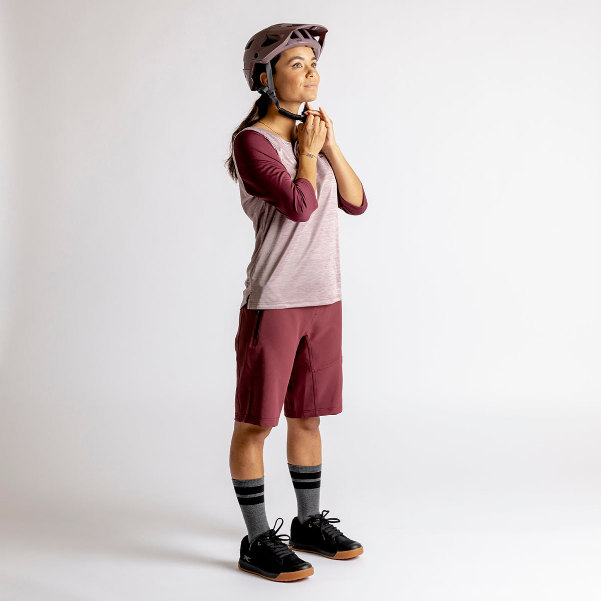 Carve X Women Henley - Taupe-Raisin iXS