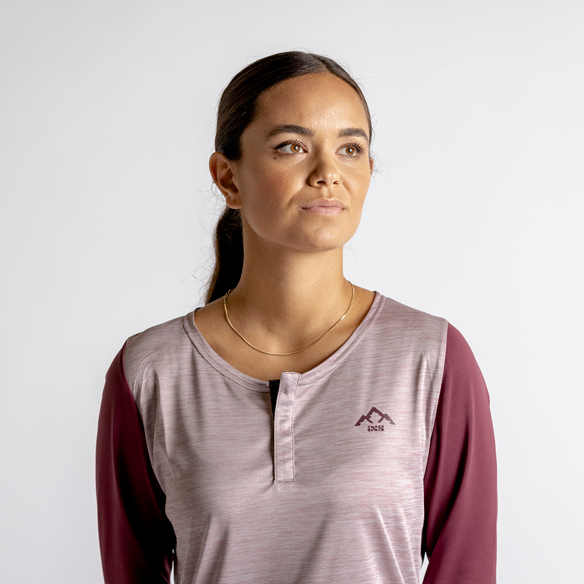 Carve X Women Henley - Taupe-Raisin iXS