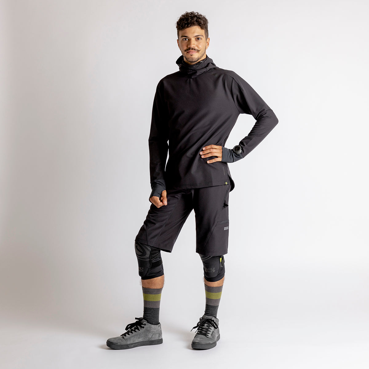 Carve Digger EVO Hooded Jersey - black iXS