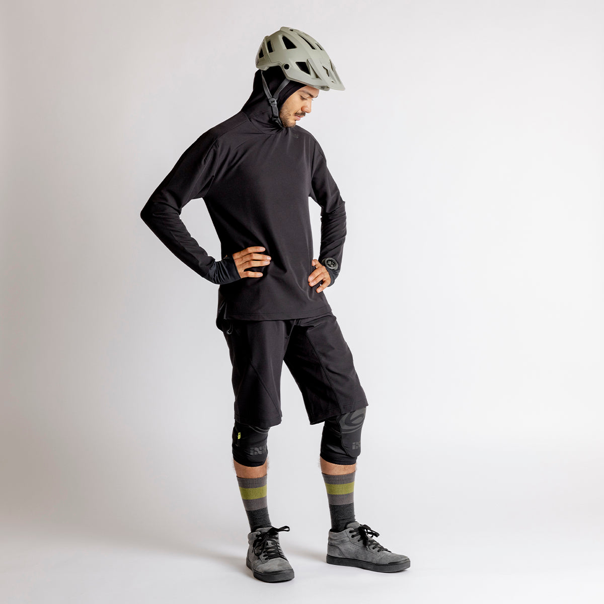 Carve Digger EVO Hooded Jersey - black iXS