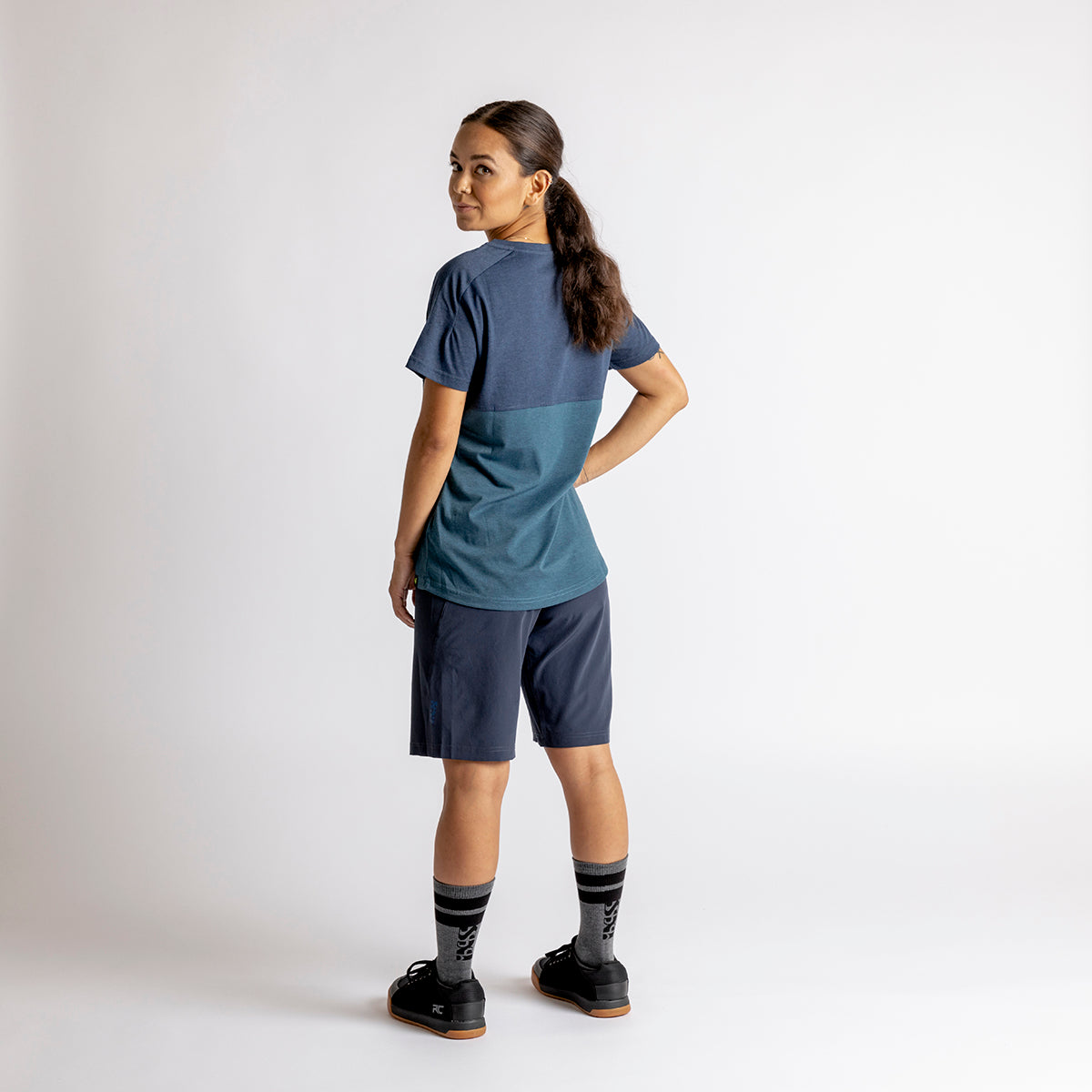 Flow XTG Hip-Hugger Women Shorts - Marine iXS