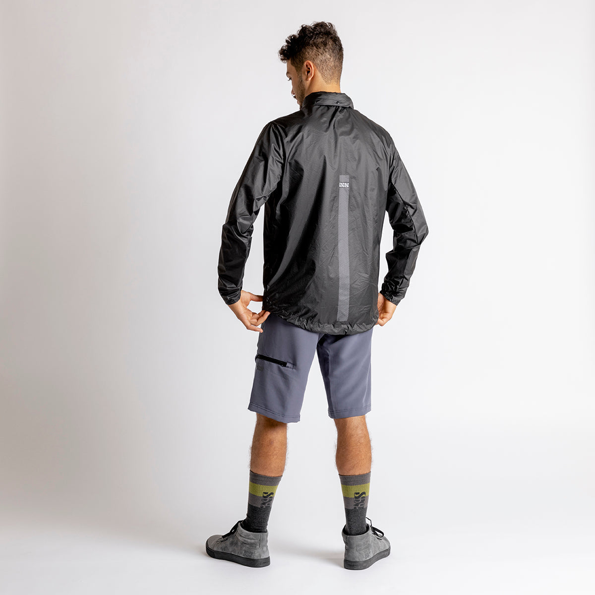 Flow Allwetter Windbreaker Jacke - Grau iXS